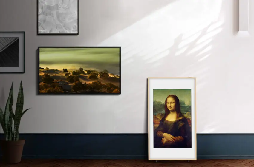  Samsung’s new television The Frame also doubles up as a stunning artwork