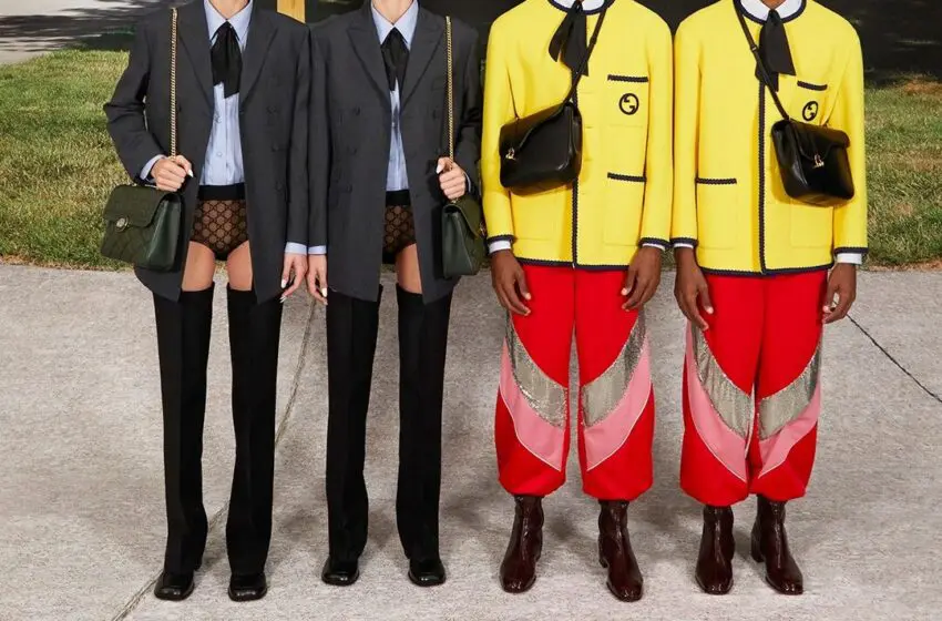  Outlandish themes at the Milan Fashion Week: Ballet performance for Moncler, identical twins for Gucci