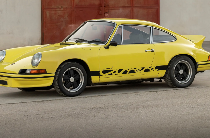  Rare 1973 Porsche 911 Carrera sold at Sotheby’s