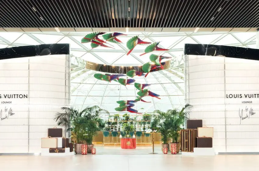  Louis Vuitton’s new airport lounge at Doha International Airport