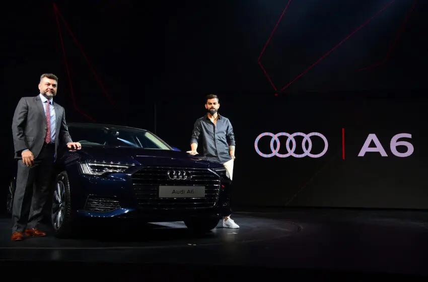  Virat Kohli unveils the new Audi A6 in style