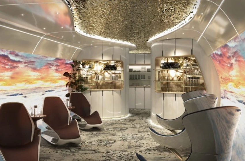  Luxurious 5-star spa in a jet by Greenpoint