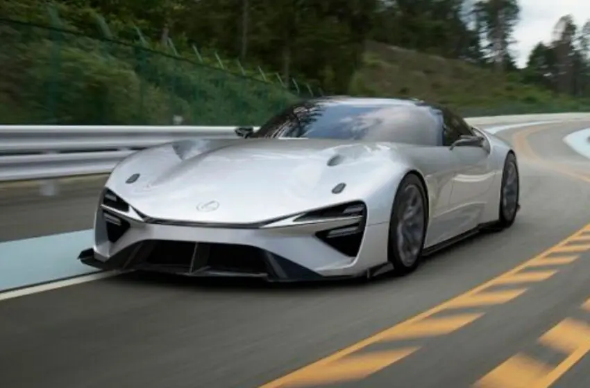  Lexus reveals its first electric sports car