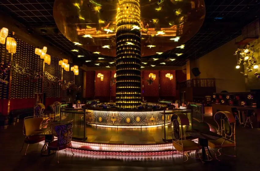  This new party place has one of the biggest and the most stunning bar