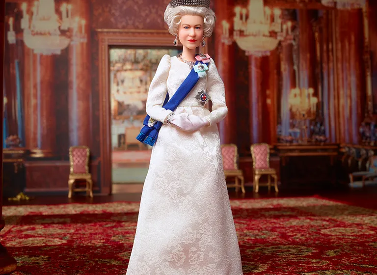  Limited edition Barbie doll of Queen Elizabeth II
