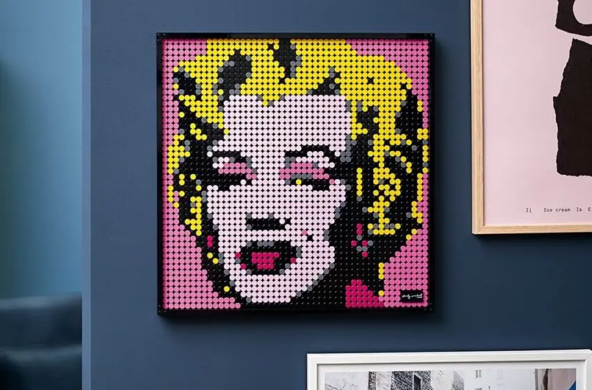  Andy Warhol’s screen print of Marilyn Monroe and Star Wars now in LEGO sets for adults