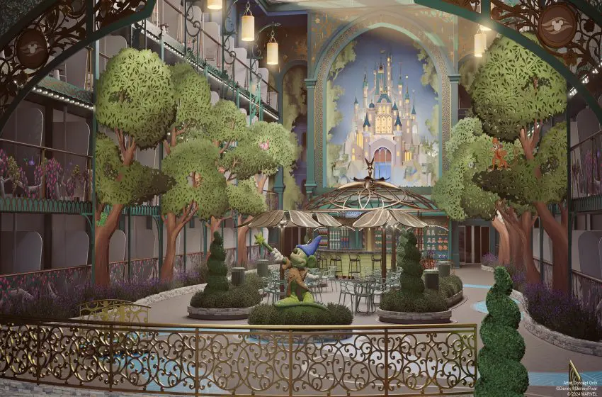  Disney Cruise Line Debuts ‘Imagination Garden’, a Storybook Wonderland at Sea