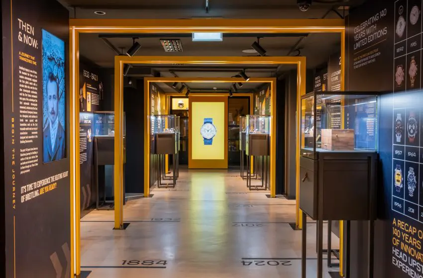  A look inside the Breitling Then & Now pop-up museum in Zurich