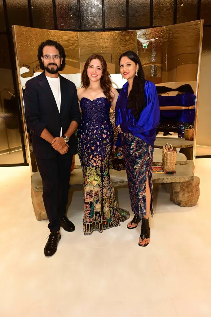Rahul Mishra, Tamannaah Bhatia, Divya Bhatt Mishra