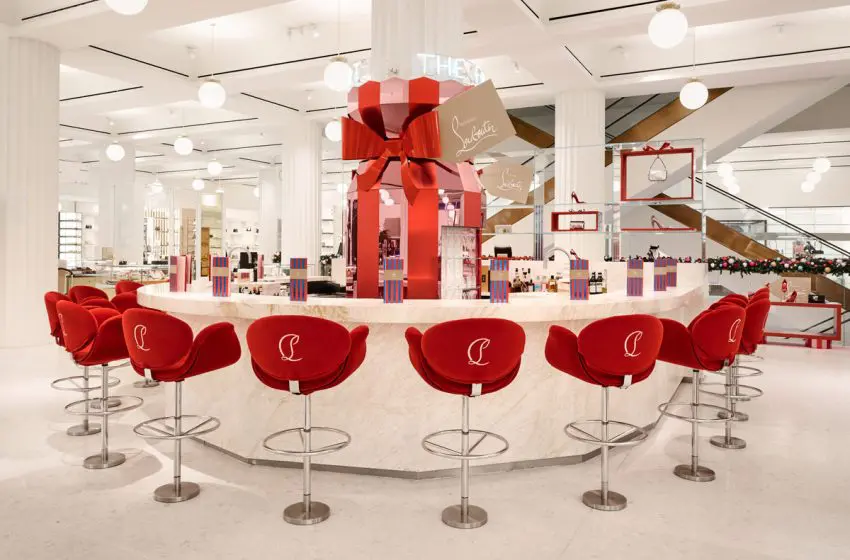  Selfridges has a new Christian Louboutin pop-up bar
