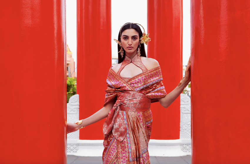  Ekaya reinvents Banarasi Weaves in A Collection That is Inspired from The Far-East
