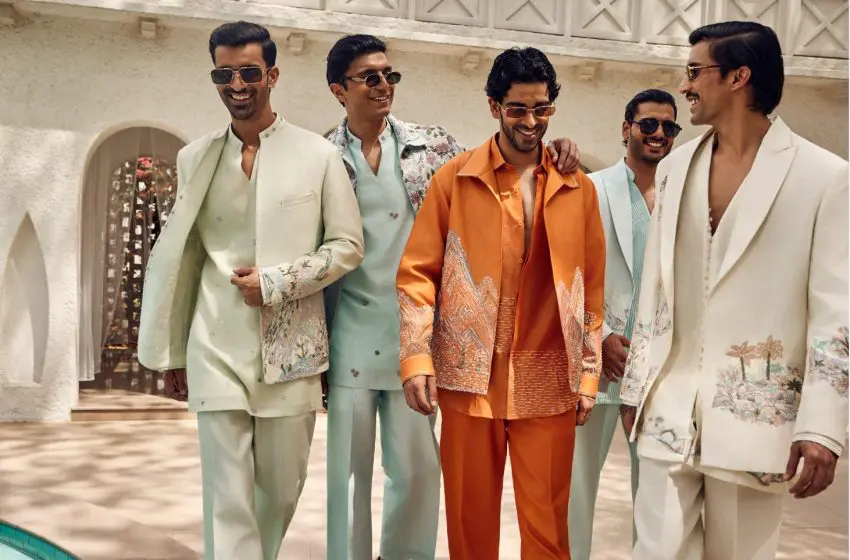  Sarab Khanijou on what men really want to wear to an Indian wedding