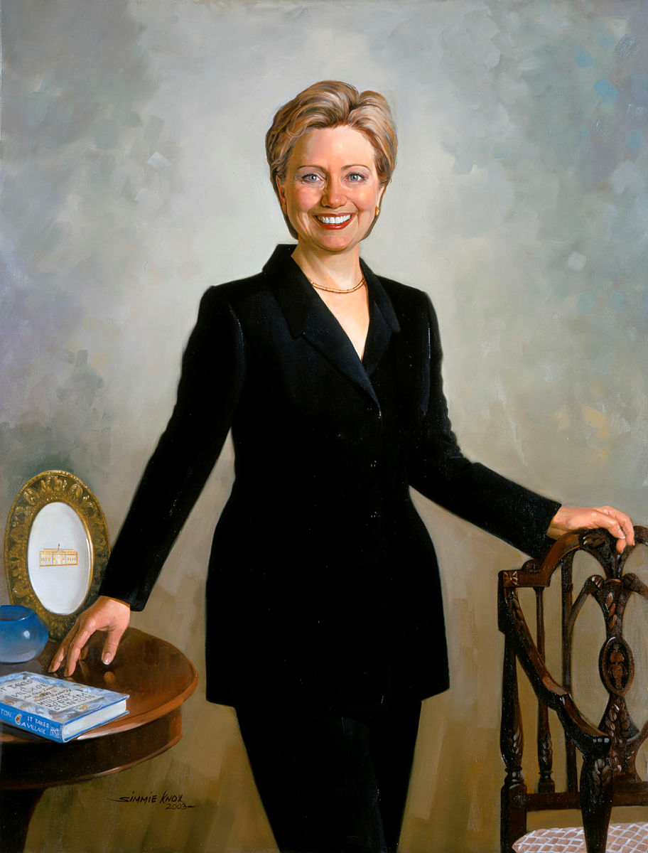 Hillary Clinton White House portrait, Photo Courtesy: White House History