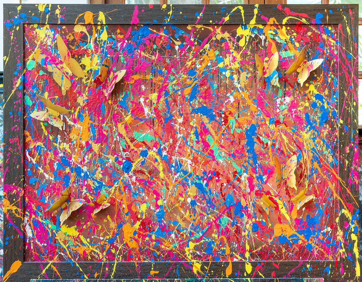 Multi-Colour Graffiti Splash