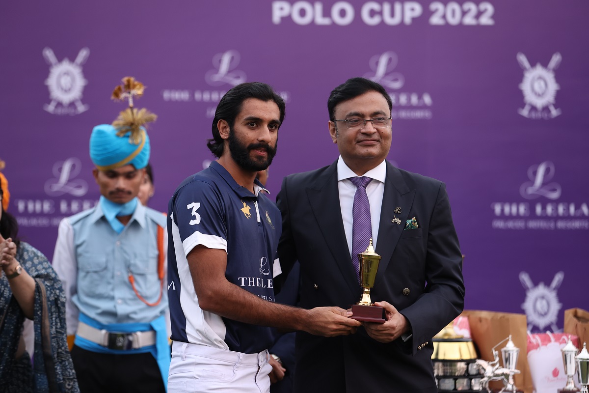 HH Maharaja Sawai Padmanabh Singh of Jaipur & Anuraag Bhatnagar at The Leela Maharaja Sawai Man Singh Polo Cup 2022