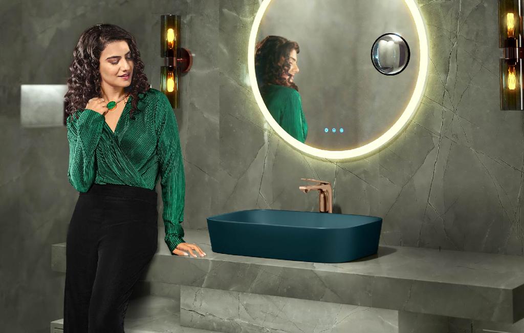 Add vibrant hues to your lavatory this winter