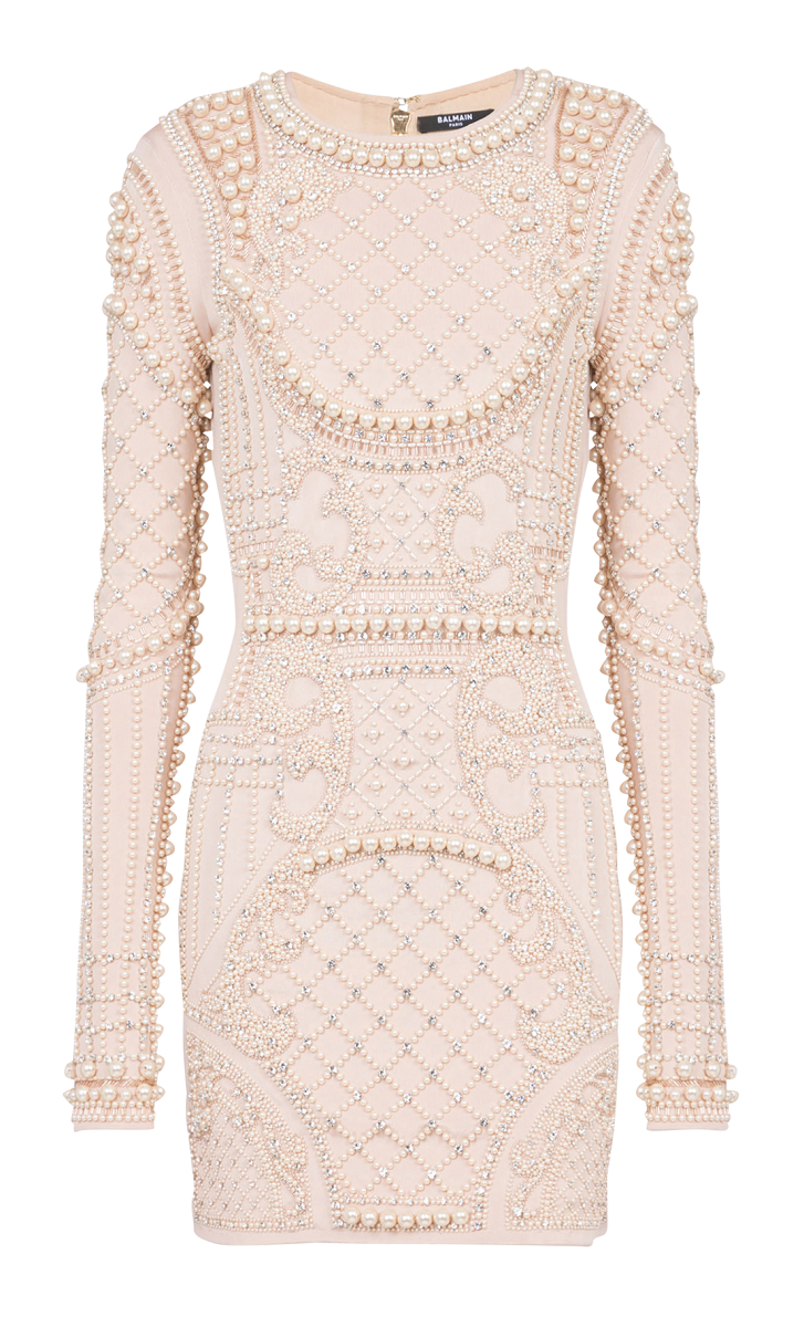 Balmain Embellished Revival Mini Dress