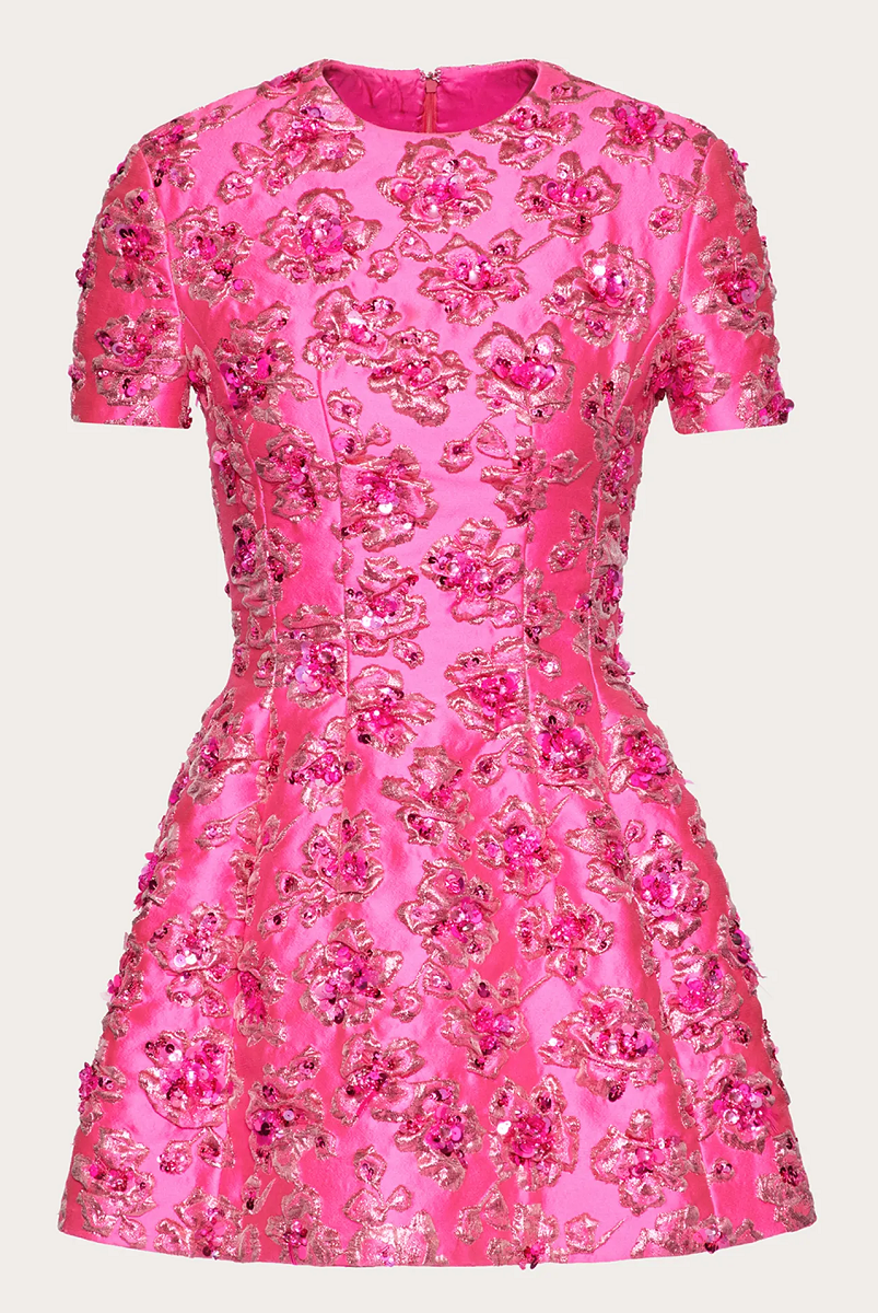Valentino Short Jacquard Dress