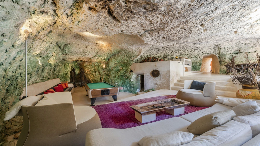 luxe cave at this country house in Mallorca, Spain