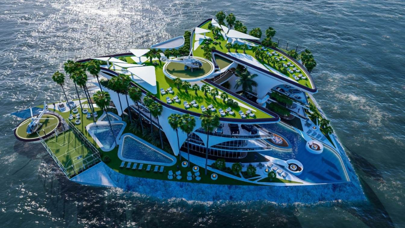 Messi's Miami mansion concept