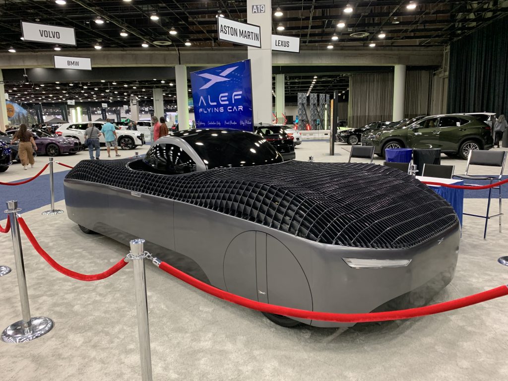 Alef-flying-car-at-Detroit-Auto-Show-2023-front-