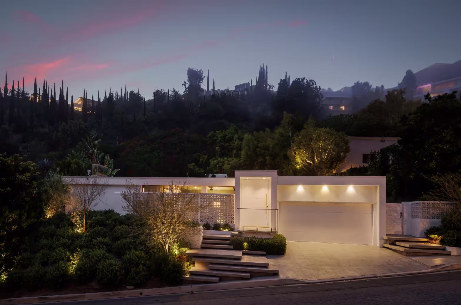 Matthew Perry’s Los Angeles home entrance