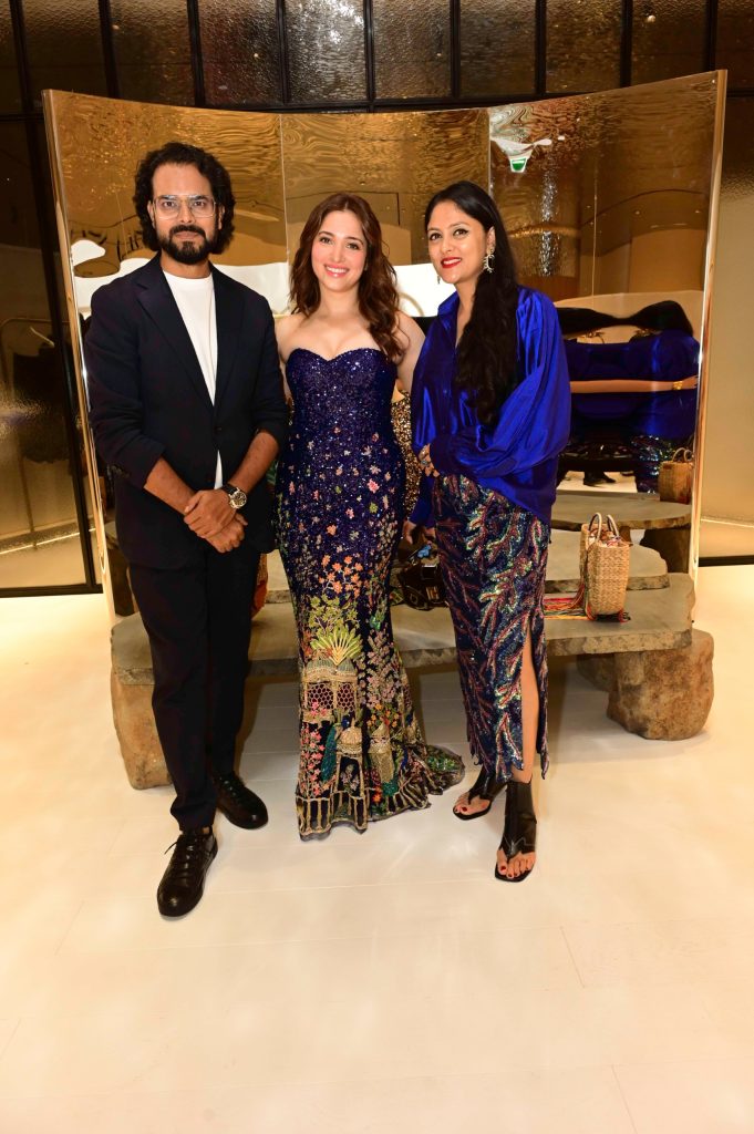 Rahul Mishra, Tamannaah Bhatia, Divya Bhatt Mishra